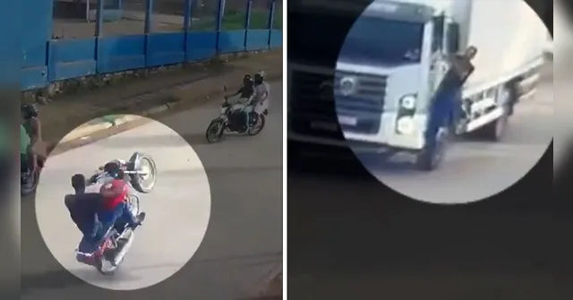 Imagem ilustrativa da notícia Manobra arriscada termina em agressão e acidente grave no Pará