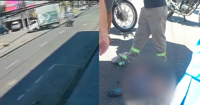 Imagem ilustrativa da notícia Criança morre após caminhão avançar rua preferencial em Belém