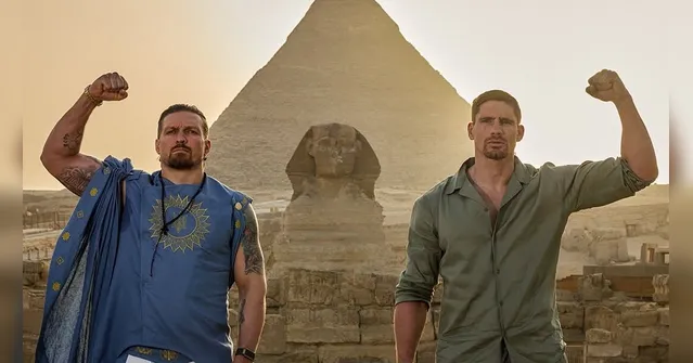 Imagem ilustrativa da notícia Usyk enfrenta Verhoeven em luta histórica nas pirâmides do Egito