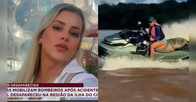 Imagem ilustrativa da notícia Vídeo mostra advogada que sumiu no Combu pilotando moto aquática