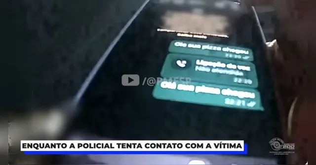 Imagem ilustrativa da notícia VÍDEO: Pedido de "pizza" leva PM a flagrante de violência doméstica