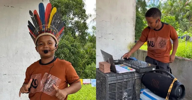 Imagem ilustrativa da notícia "DJ Mirim" vai realizar sonho e tocar na aparelhagem Tupinambá