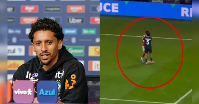 Imagem ilustrativa da notícia "Mesma imagem de 22": Marquinhos  explica abraço em Gabriel Magalhães