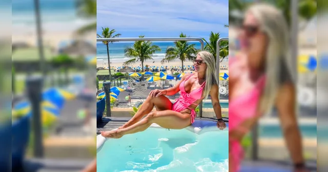 Imagem ilustrativa da notícia Musa do Onlyfans, mulher de ex-ator global exibe físico musculoso