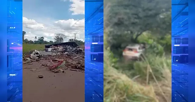 Imagem ilustrativa da notícia Colisão entre caminhões deixa feridos na BR-155 no Pará