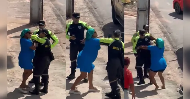 Imagem ilustrativa da notícia Mulher agride agentes de trânsito no interior do Pará