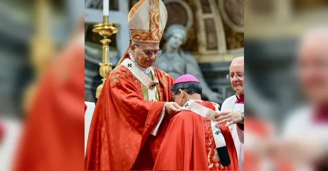 Imagem ilustrativa da notícia Papa Leão XIV concede Pálio Arquiepiscopal a Dom Julio Akamine