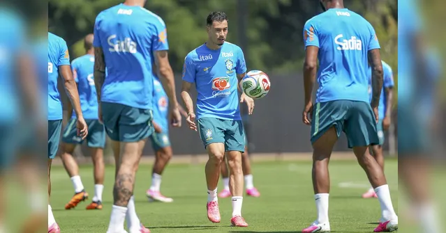 Imagem ilustrativa da notícia Martinelli treina como titular e Ancelotti indica mudança contra Noruega