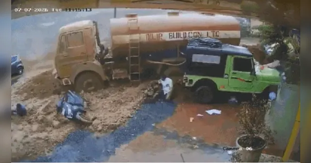 Imagem ilustrativa da notícia Vídeo: deslizamento de terra na Índia deixa 3 mortos e 7 desaparecidos