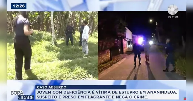 Imagem ilustrativa da notícia Vídeo: Jovem com deficiencia intelectual sofre violência sexual em Ananindeua