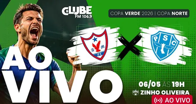 Imagem ilustrativa da imagem Tem Jogo no DOL e na CLUBE; ouça Águia x Paysandu