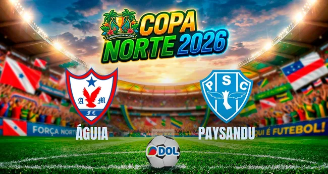 Imagem ilustrativa da imagem Copa Norte: acompanhe Águia de Marabá 1 x 2 Paysandu