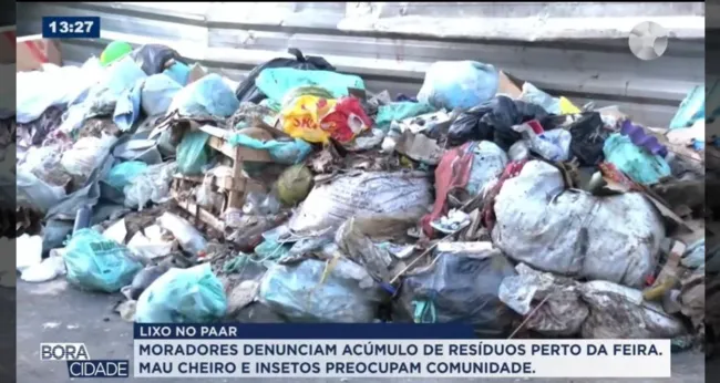 Imagem ilustrativa da imagem Ananindeua: moradores denunciam acúmulo de lixo próximo à Feira do Paar