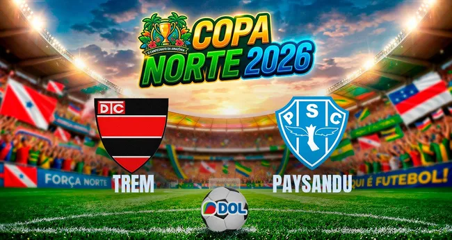 Imagem ilustrativa da imagem Copa Norte: Acompanhe as emoções de Trem-AP 0 x 0 Paysandu