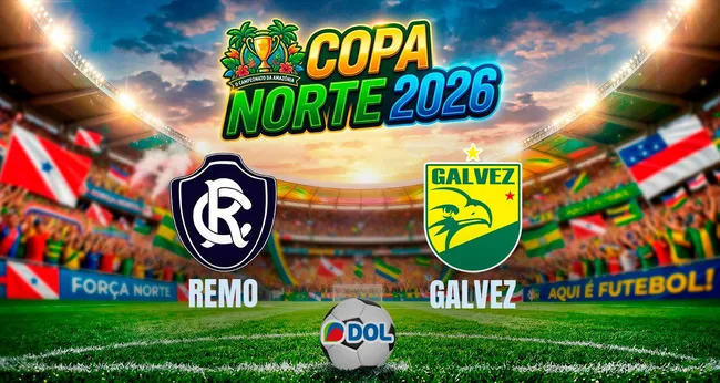 Imagem ilustrativa da imagem Copa Norte: Acompanhe as emoções de Remo 0 x 0 Galvez-AC