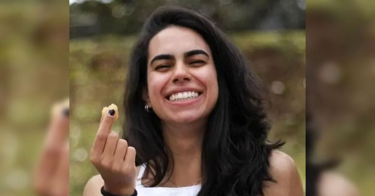 A fotógrafa fazia uma trilha ao lado de uma amiga quando as duas tentavam atravessar o leito do rio