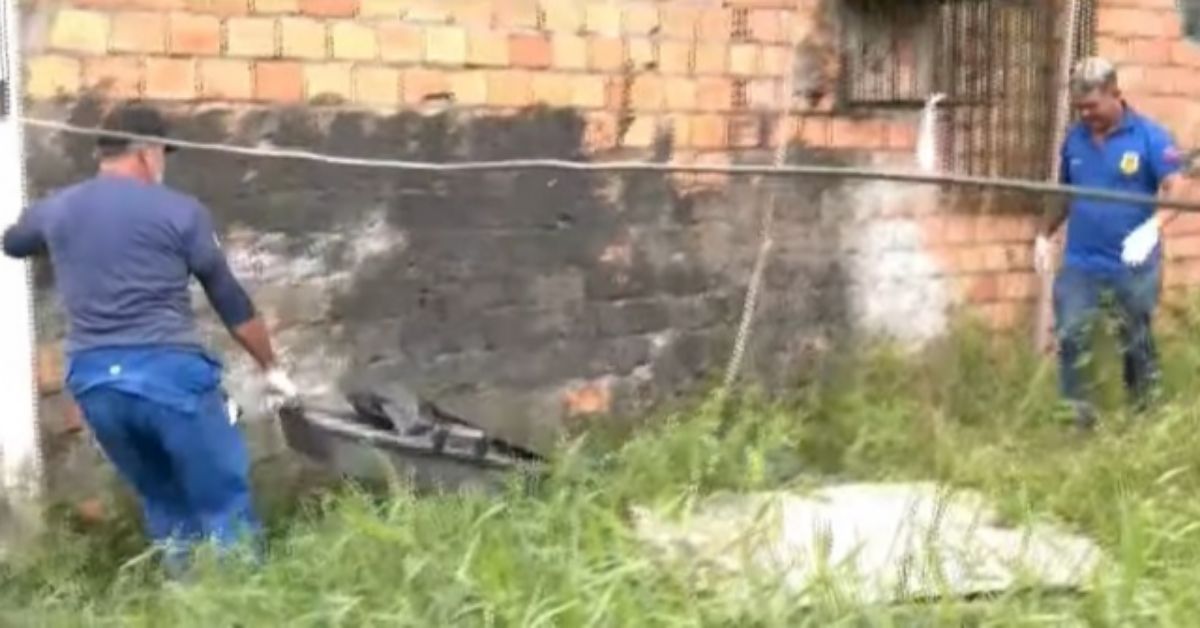 Corpo foi encontrado em área de mata no bairro do Tapanã, em Belém