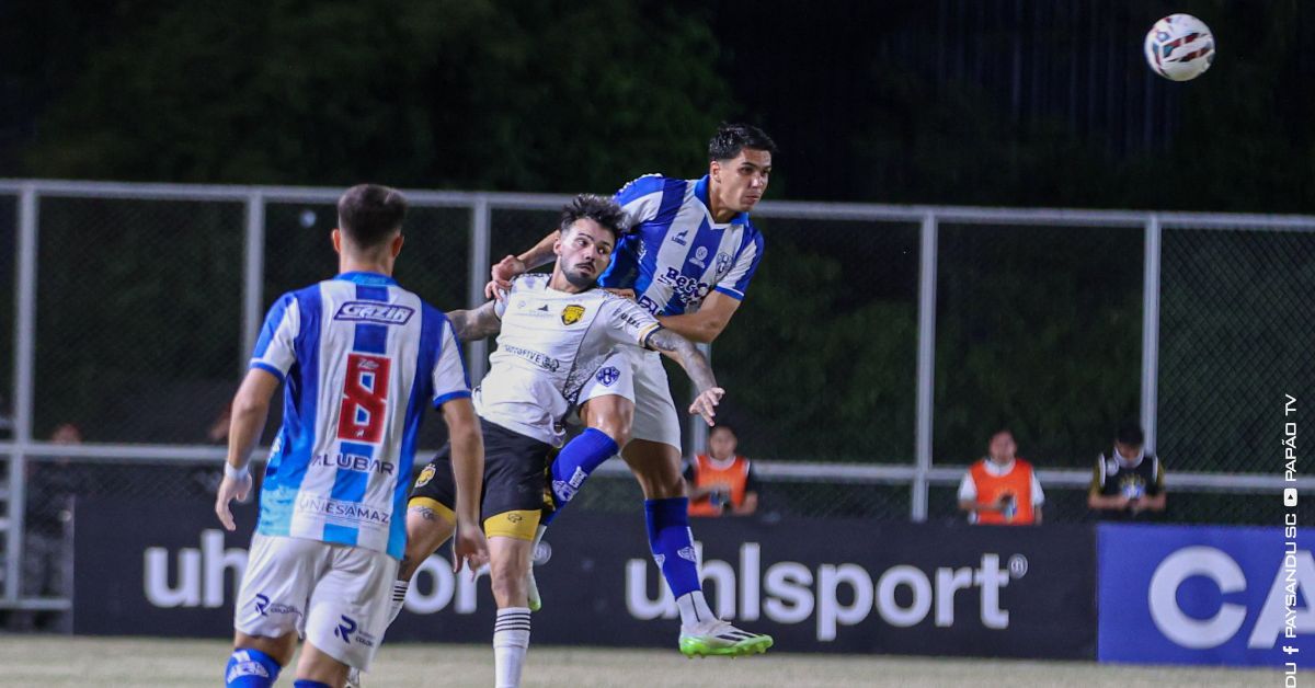 O Paysandu abriu o placar logo no início e depois apenas assistiu o Amazonas virar o placar