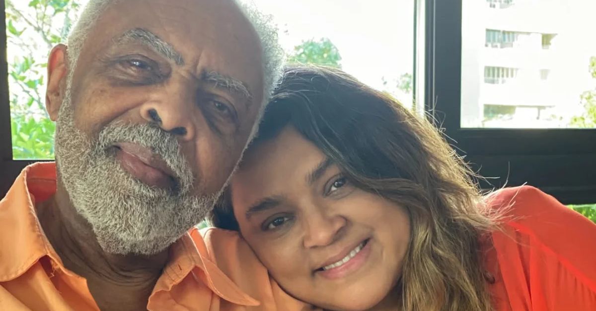 Gilberto Gil compartilhou uma foto rara ao lado de Preta Gil para homenagear a cantora.