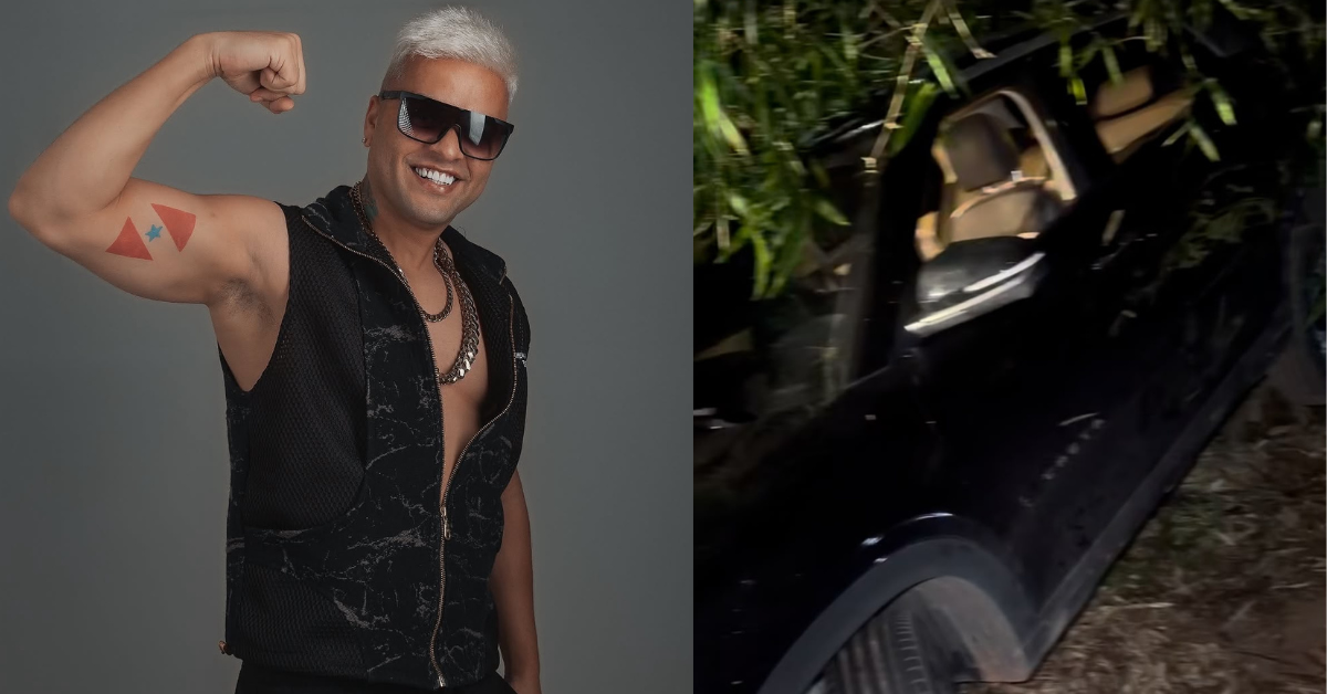 MC Dourado tranquilizou os fãs após sofrer um acidente de carro na volta de um show em Curuçá, no nordeste do Pará.