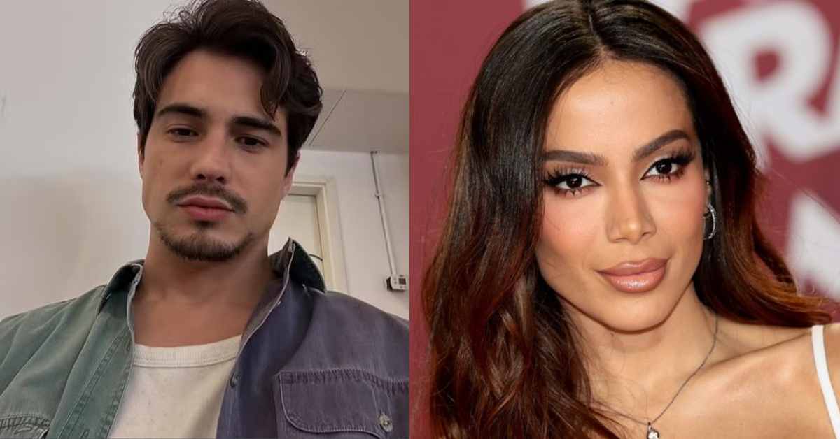 Anitta e Danilo Mesquita teriam trocado carinhos durante show de Djavan no Rio de Janeiro.