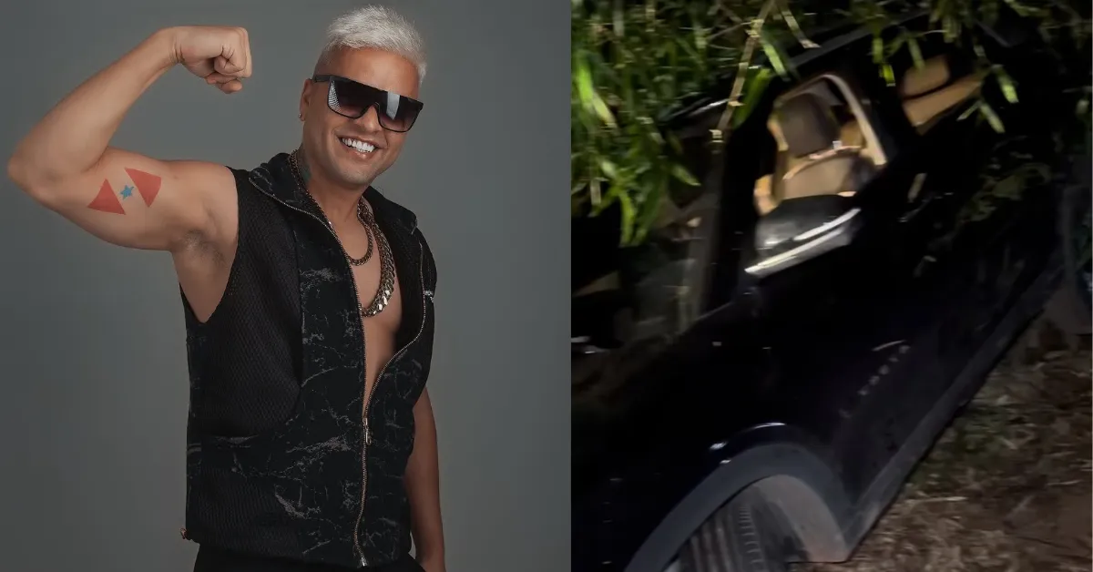 MC Dourado tranquilizou os fãs após sofrer um acidente de carro na volta de um show em Curuçá, no nordeste do Pará.