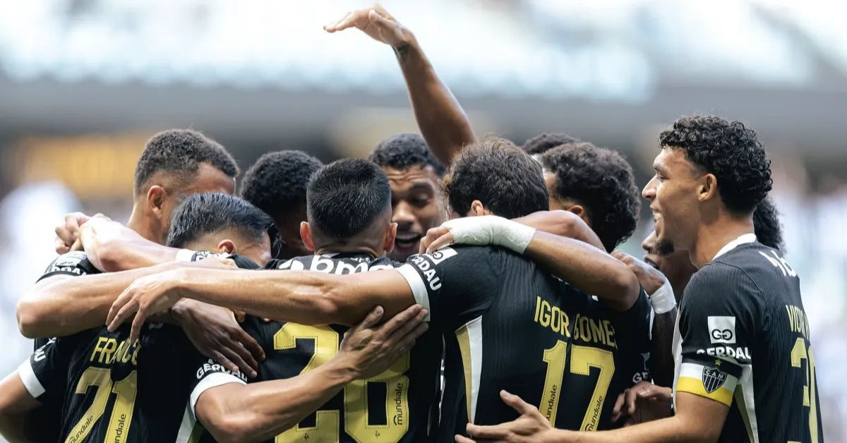 O Atlético-MG venceu o Grêmio por 3 a 0, com gols de Victor Hugo e Cuello, duas vezes, e chegou a nove jogos sem perder.