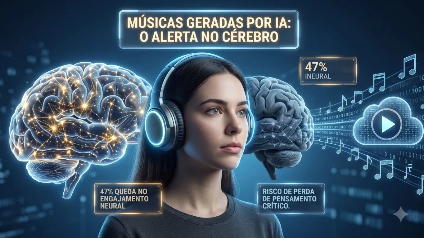 Artistas criados por Inteligência Artificial dominam os lançamentos em plataformas de streaming, mas acendem alerta entre cientistas.