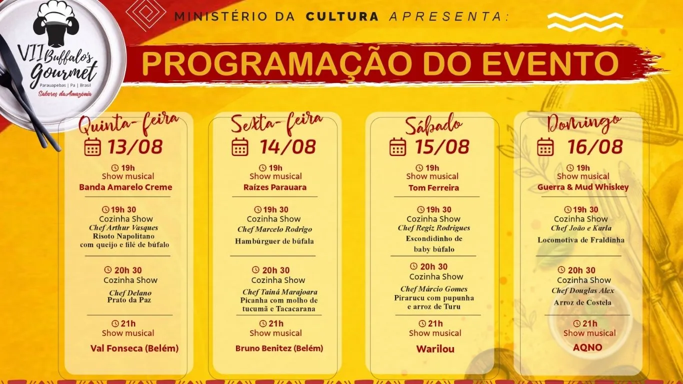 Gastronomia regional, blues, rock autoral e resgate histórico movimentam a Praça dos Esportes Radicais até domingo (16).