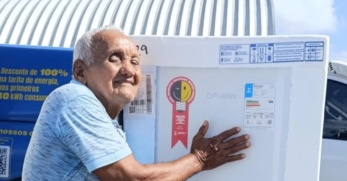 Uma exigência importante é que a geladeira antiga esteja em funcionamento no momento da troca.