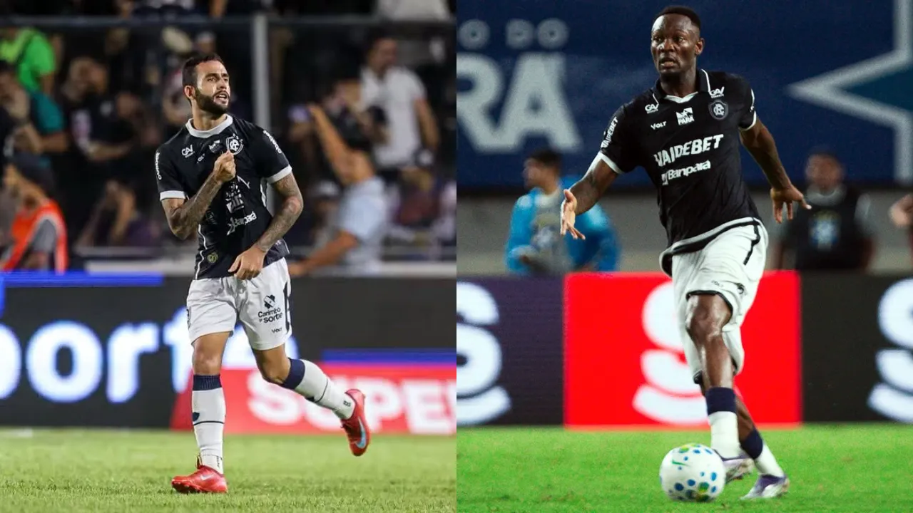 Marcelinho e Tchamba poderão retornar ao time do Remo contra o Inernacional no Beira Rio