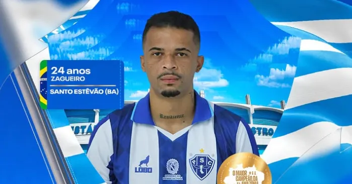 Lucas Rodrigues é o novo reforço do Paysandu.