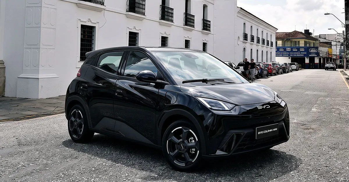 O BYD Dolphin Mini terminou julho na sexta colocação, com 7.265 unidades vendidas.
