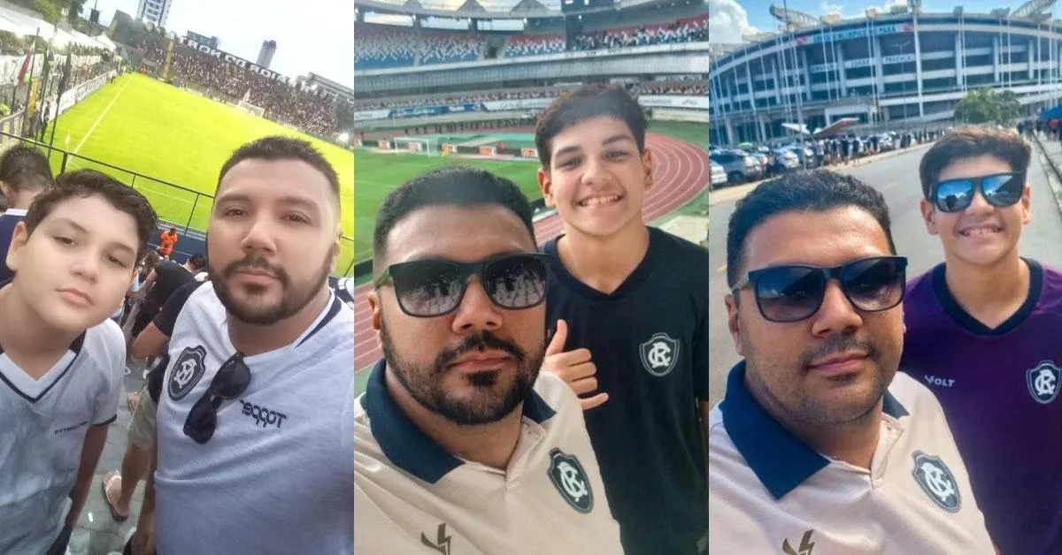 Pai e filho em um só amor!