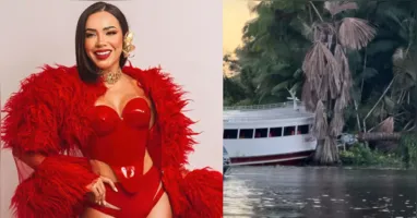 Viviane Batidão tranquilizou os fãs após sofrer um acidente de lancha no Pará e informou que os integrantes da banda feridos estão fora de perigo.