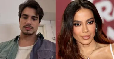 Anitta e Danilo Mesquita teriam trocado carinhos durante show de Djavan no Rio de Janeiro.