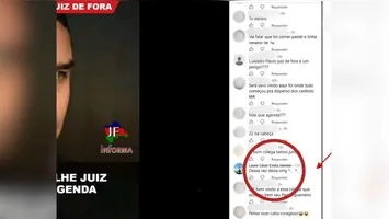 O comentário foi feito em uma rede social em referência a facada que Jair Bolsonaro levou em 2018.