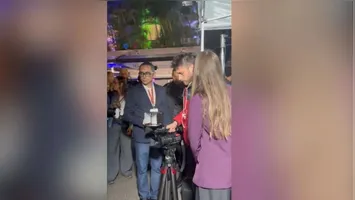 Profissional prestava serviços temporários e deu uma cabeçada em jornalista momentos antes do início do evento de candidatos a governo estadual.