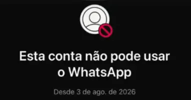 Milhares de usuários relataram bloqueios inesperados de contas do WhatsApp na segunda-feira (03/08).