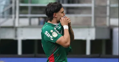 Mauricio, Arias e Flaco López marcaram os gols da vitória do Palmeiras sobre o Fortaleza no Nubank Parque