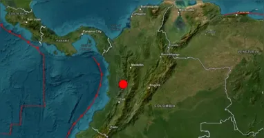 Terremoto atingiu o oeste da Colômbia, nas proximidades de San José del Palmar, e foi sentido em diferentes regiões do país.