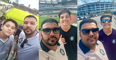 Pai e filho em um só amor!