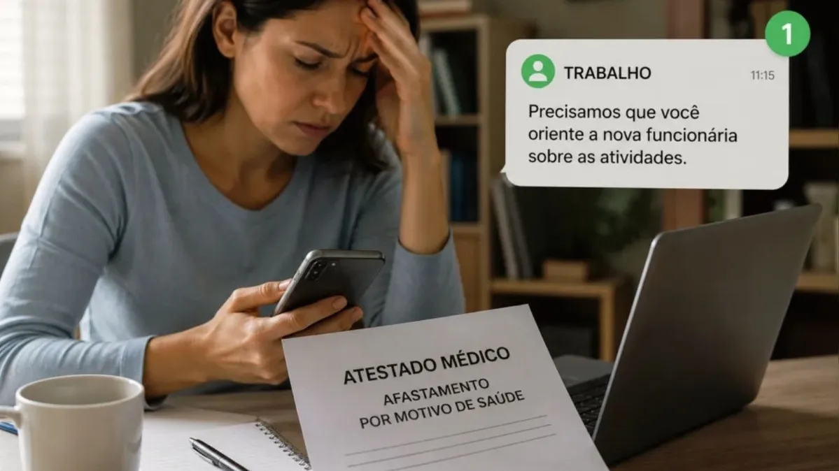 Imagem ilustrativa da notícia Empresa é condenada por acionar funcionária em licença médica
