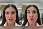 A apresentadora usou as redes sociais para exibir o tapa no visual