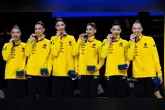 Seleção brasileira de ginástica rítmica conquista dois ouros inéditos no Mundial da Alemanha.