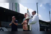 Clube do Remo busca renovo espiritual com Nossa Senhora de Nazaré.