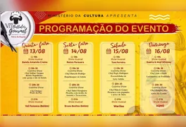 Gastronomia regional, blues, rock autoral e resgate histórico movimentam a Praça dos Esportes Radicais até domingo (16).