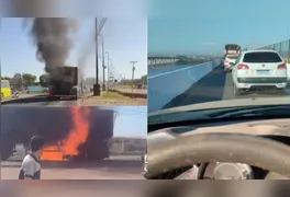 Ocorrências distintas envolvendo motocicletas na altura do Posto Fama e sobre a ponte do São Félix geram incêndio, deixam feridos e paralisam o tráfego na PA-15