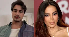 Anitta e Danilo Mesquita teriam trocado carinhos durante show de Djavan no Rio de Janeiro.