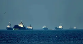 O Estreito de Ormuz é uma das principais rotas marítimas para o transporte mundial de petróleo e está no centro das negociações entre Irã, Omã e Estados Unidos sobre a retomada do tráfego na região.
